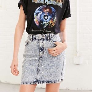 BDG Urban Outfitters Star Party Denim Skirt Sz XS